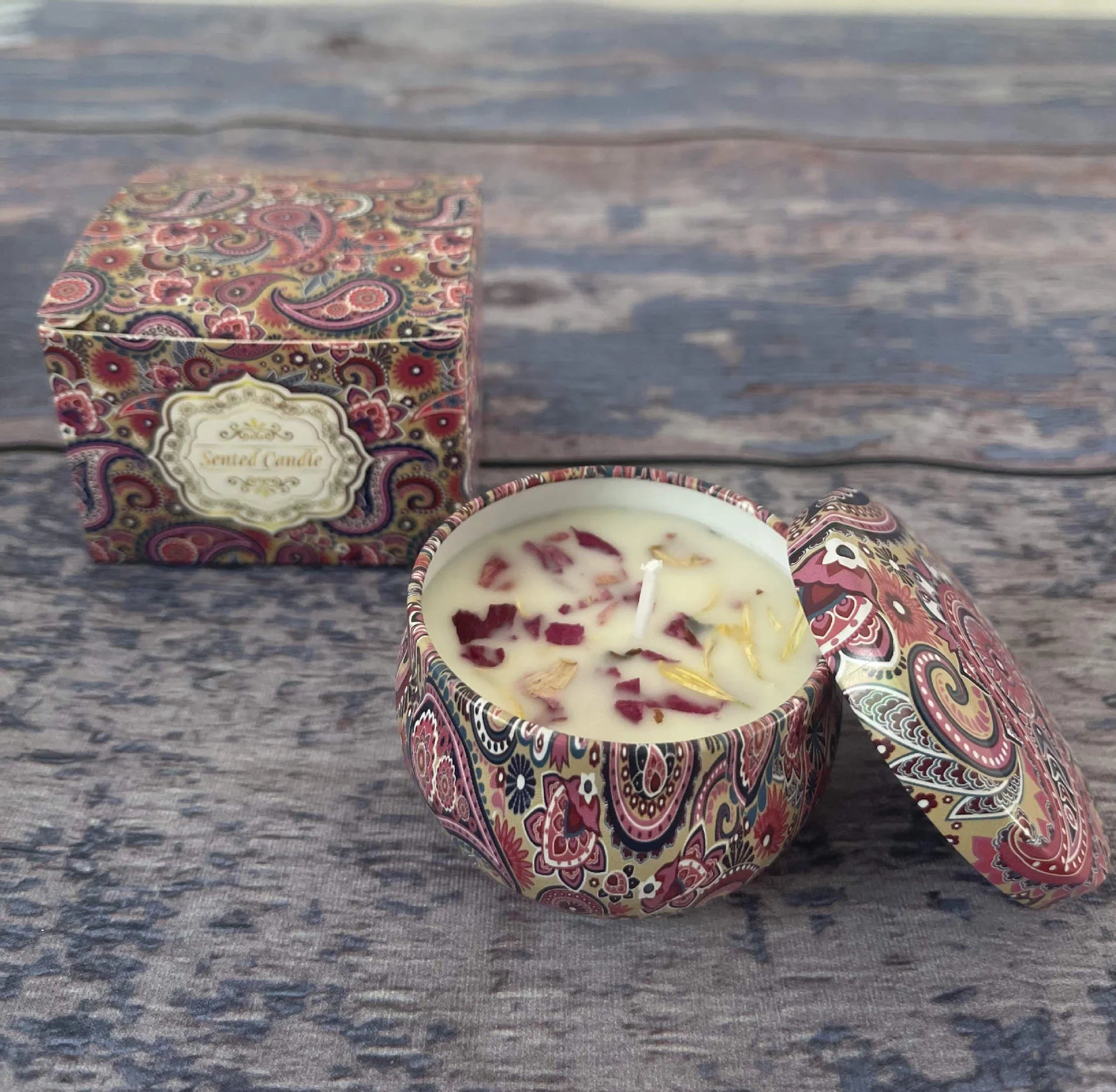 Small Scented Candle Set (Osmanthus)- 4 Soy Wax Candles - Flea Market