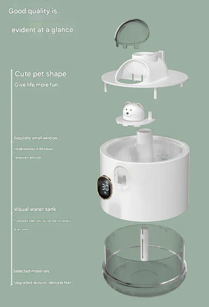 Green Astronaut Humidifier with LED Night Light - Flea Market