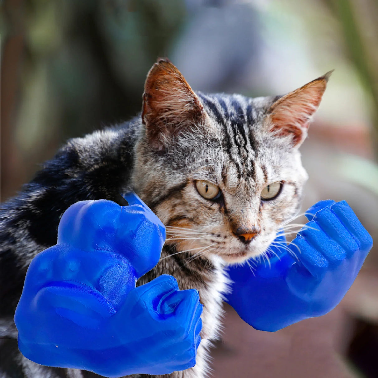 2-Piece Muscle Arm Pet Costume - Funny Novelty Arms for Cats & Dogs