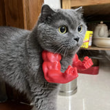 2-Piece Muscle Arm Pet Costume - Funny Novelty Arms for Cats & Dogs