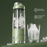White Portable Automatic Rechargeable Blender Wireless Juicer Mini Ice Crusher for Smoothies & Shakes