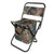 Camping Chair 3-in-1 Folding with 10L Cooler Bag Military Green - Portable Backpack Stool