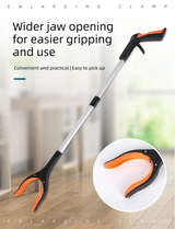 Grabber Reacher Tool 83cm Foldable - Magnetic Tip Litter Picker Aluminium - Lightweight Mobility Aid
