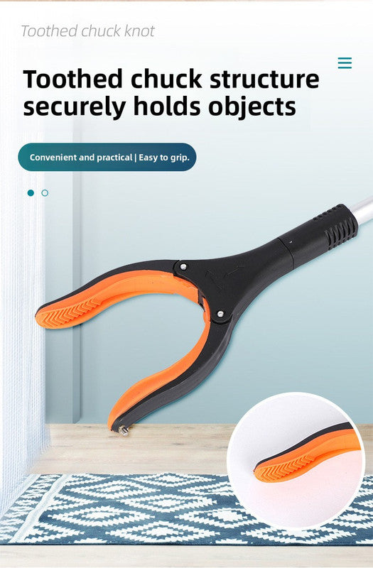 Grabber Reacher Tool 83cm Foldable - Magnetic Tip Litter Picker Aluminium - Lightweight Mobility Aid