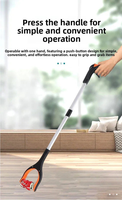 Grabber Reacher Tool 83cm Foldable - Magnetic Tip Litter Picker Aluminium - Lightweight Mobility Aid