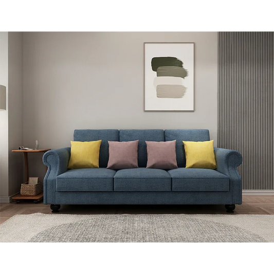 The Cozy Cloud 3-Seater Sofa Blue