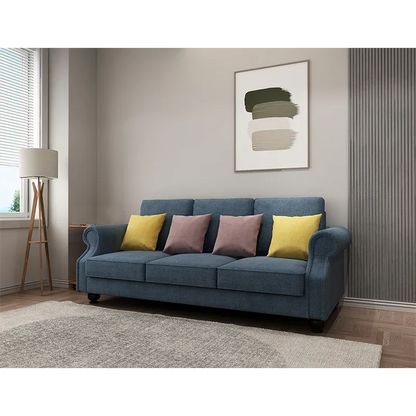 The Cozy Cloud 3-Seater Sofa Blue