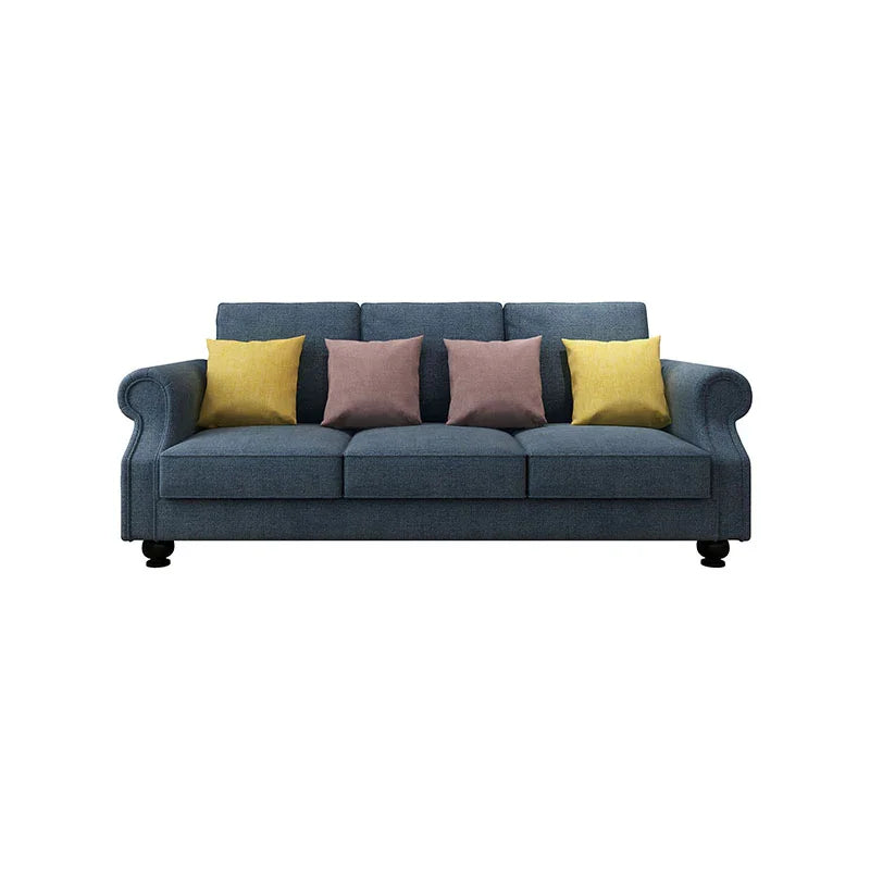 The Cozy Cloud 3-Seater Sofa Blue - Flea Market
