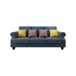The Cozy Cloud 3-Seater Sofa Blue - Flea Market