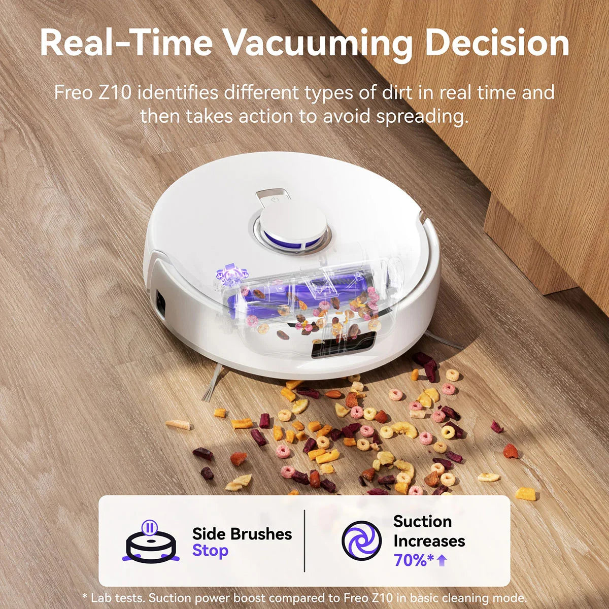 Narwal Freo Z10 Robotic Vacuum and Mop Cleaner - Covers Every Angle Without Any Tangles