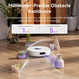 Narwal Freo Z10 Robotic Vacuum and Mop Cleaner - Covers Every Angle Without Any Tangles