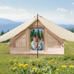 VEVOR Inflatable Camping Tent 3-5 Person Easy Setup Blow Up 4 Season Glamping