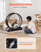 VEVOR 31.5" Cat Exercise Wheel - Large Running Wheel with Brake