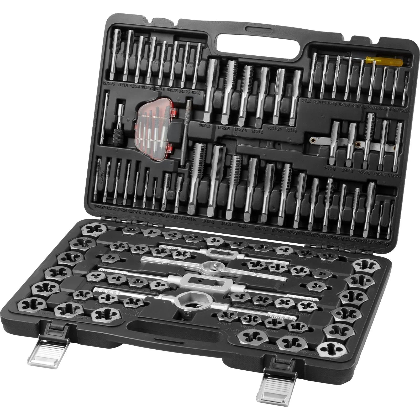 VEVOR 116pc Tap and Die Set Metric SAE Bearing Steel Threading