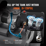 VEVOR 30L Air Compressor Portable Oil-Free 90 PSI Compact