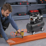VEVOR 75L Air Compressor Professional Oil-Free 90 PSI Heavy-Duty