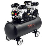 VEVOR 75L Air Compressor Professional Oil-Free 90 PSI Heavy-Duty