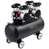 VEVOR 75L Air Compressor Professional Oil-Free 90 PSI Heavy-Duty