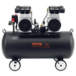 VEVOR 75L Air Compressor Professional Oil-Free 90 PSI Heavy-Duty