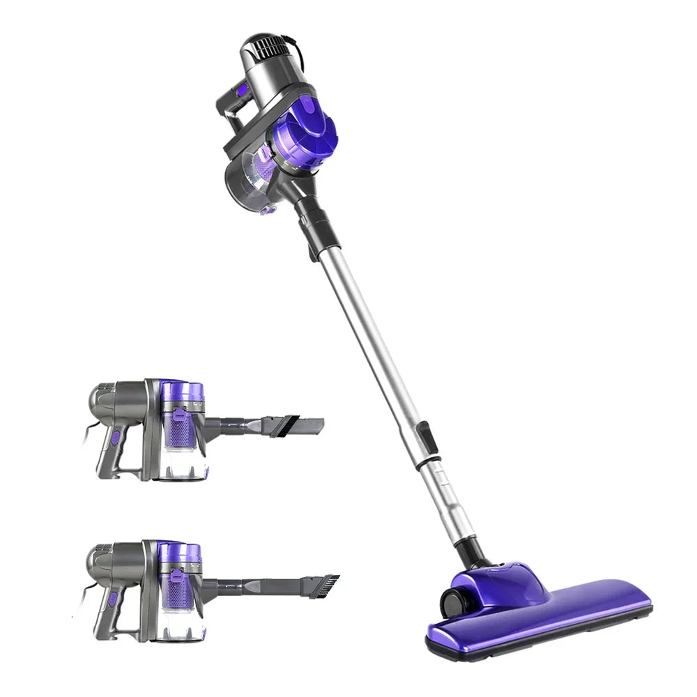 Devanti Stick Vacuum Cleaner Handheld Corded 450W Purple - Flea Market