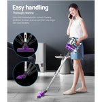 Devanti Stick Vacuum Cleaner Handheld Corded 450W Purple - Flea Market