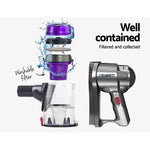 Devanti Stick Vacuum Cleaner Handheld Corded 450W Purple - Flea Market