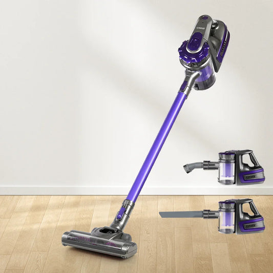 Devanti Stick Vacuum Cleaner Bagless Cordless 150W Purple - Flea Market