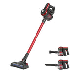 Devanti Stick Vacuum Cleaner Brushless Cordless 250W Red - Flea Market