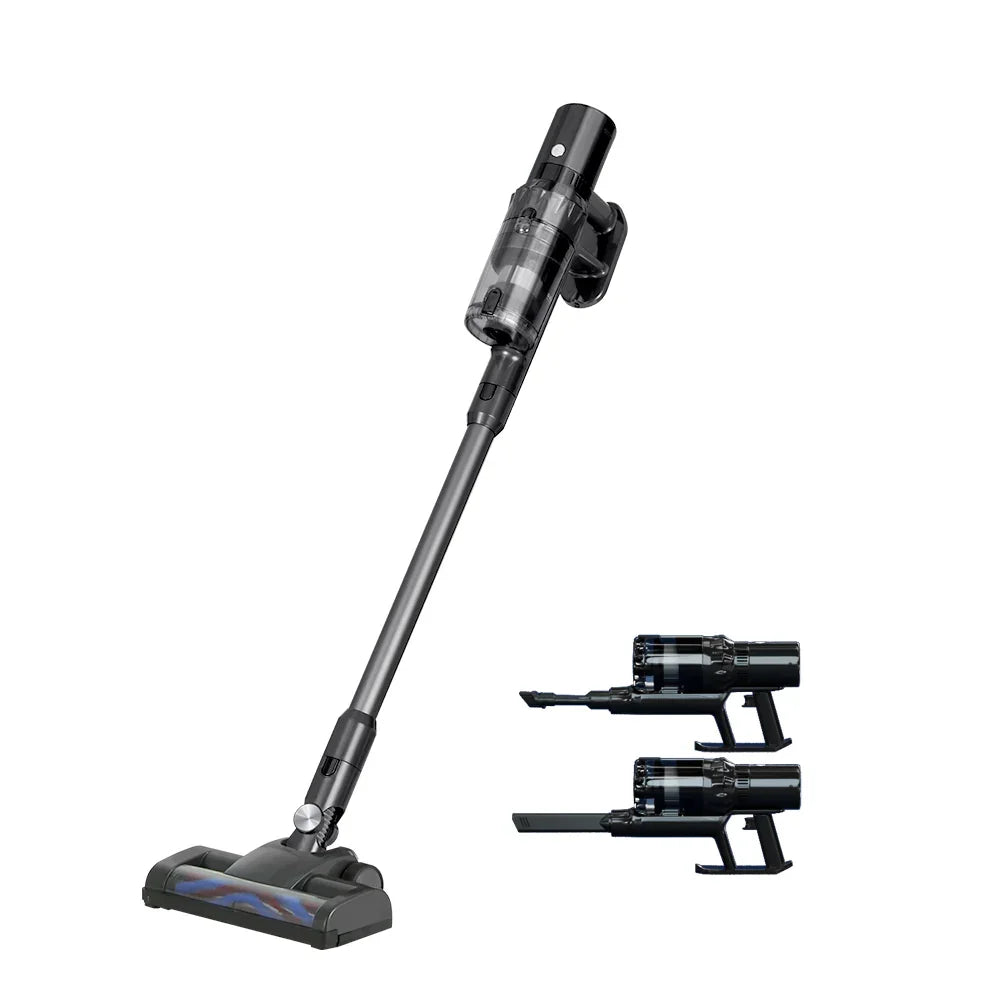 Devanti Stick Vacuum Cleaner Brushless Cordless 350W Grey - Flea Market