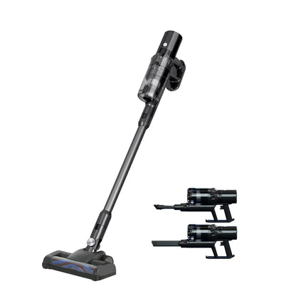 Devanti Stick Vacuum Cleaner Brushless Cordless 350W Grey - Flea Market