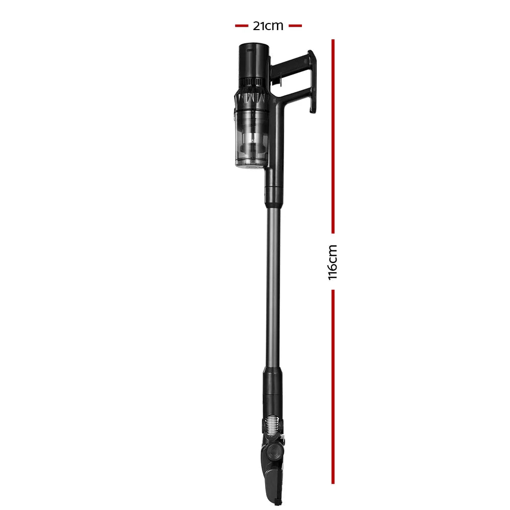 Devanti Stick Vacuum Cleaner Brushless Cordless 350W Grey - Flea Market