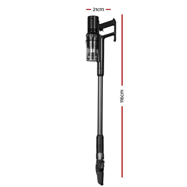 Devanti Stick Vacuum Cleaner Brushless Cordless 350W Grey - Flea Market