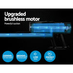 Devanti Stick Vacuum Cleaner Brushless Cordless 350W Grey - Flea Market