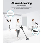 Devanti Stick Vacuum Cleaner Brushless Cordless 350W Grey - Flea Market