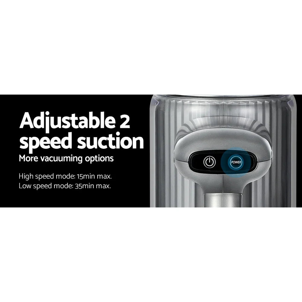 Devanti Stick Vacuum Cleaner Bagless Cordless 120W Purple - Flea Market