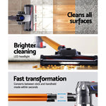 Devanti Stick Vacuum Cleaner Bagless Cordless 150W Gold - Flea Market