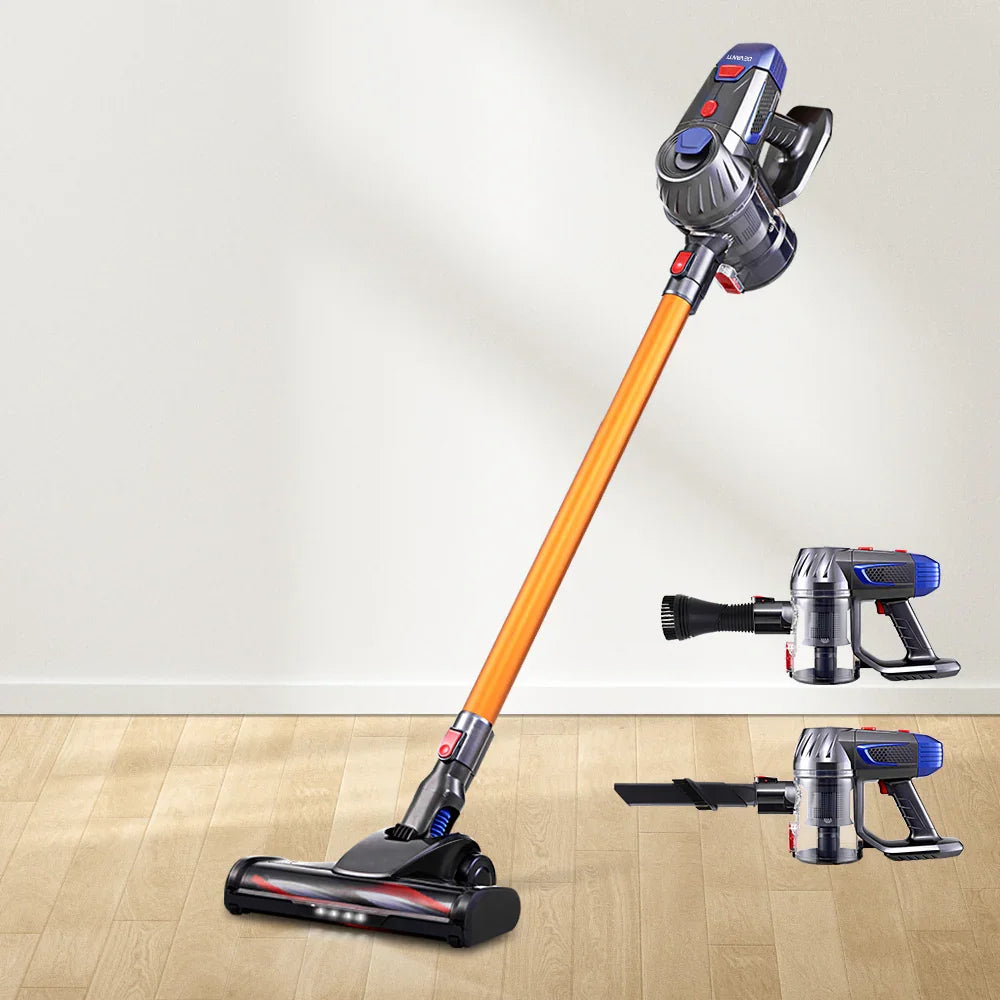 Devanti Stick Vacuum Cleaner Bagless Cordless 150W Gold - Flea Market