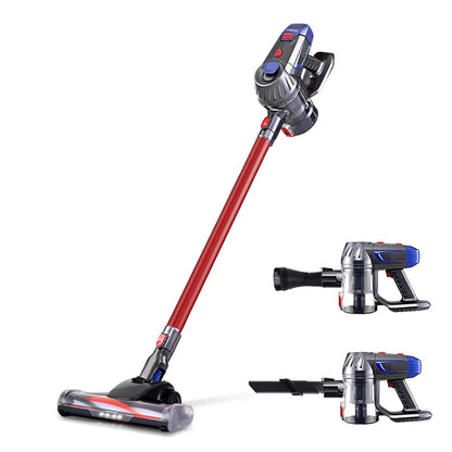 Devanti Stick Vacuum Cleaner Bagless Cordless Red 150W - Flea Market