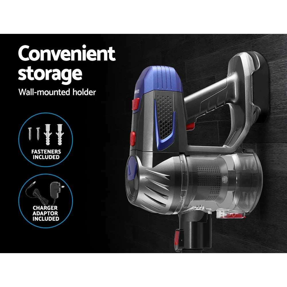 Devanti Stick Vacuum Cleaner Bagless Cordless Red 150W - Flea Market