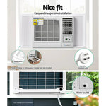 Devanti 1.7kW Window Air Conditioner - Compact Permanent Cooling