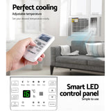 Devanti 2.7kW Window Air Conditioner - Compact Permanent Cooling