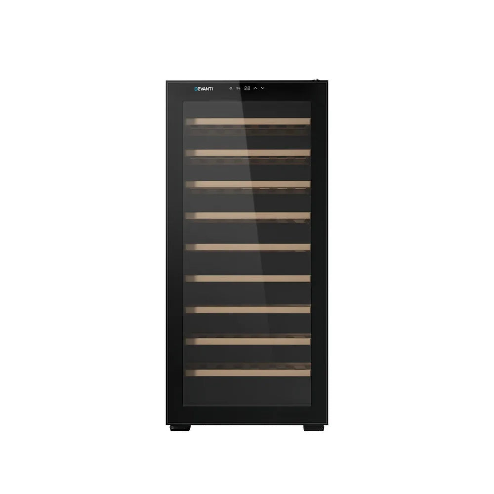 Devanti 66 Bottle Wine Fridge - Black
