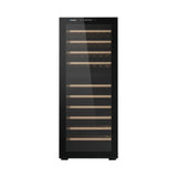Devanti 80 Bottle Dual Zone Wine Fridge - Black