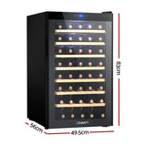 Devanti 51 Bottle Wine Fridge - Black