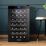 Devanti 28 Bottle Wine Fridge - Black