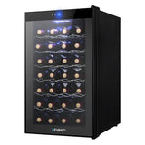 Devanti 28 Bottle Wine Fridge - Black