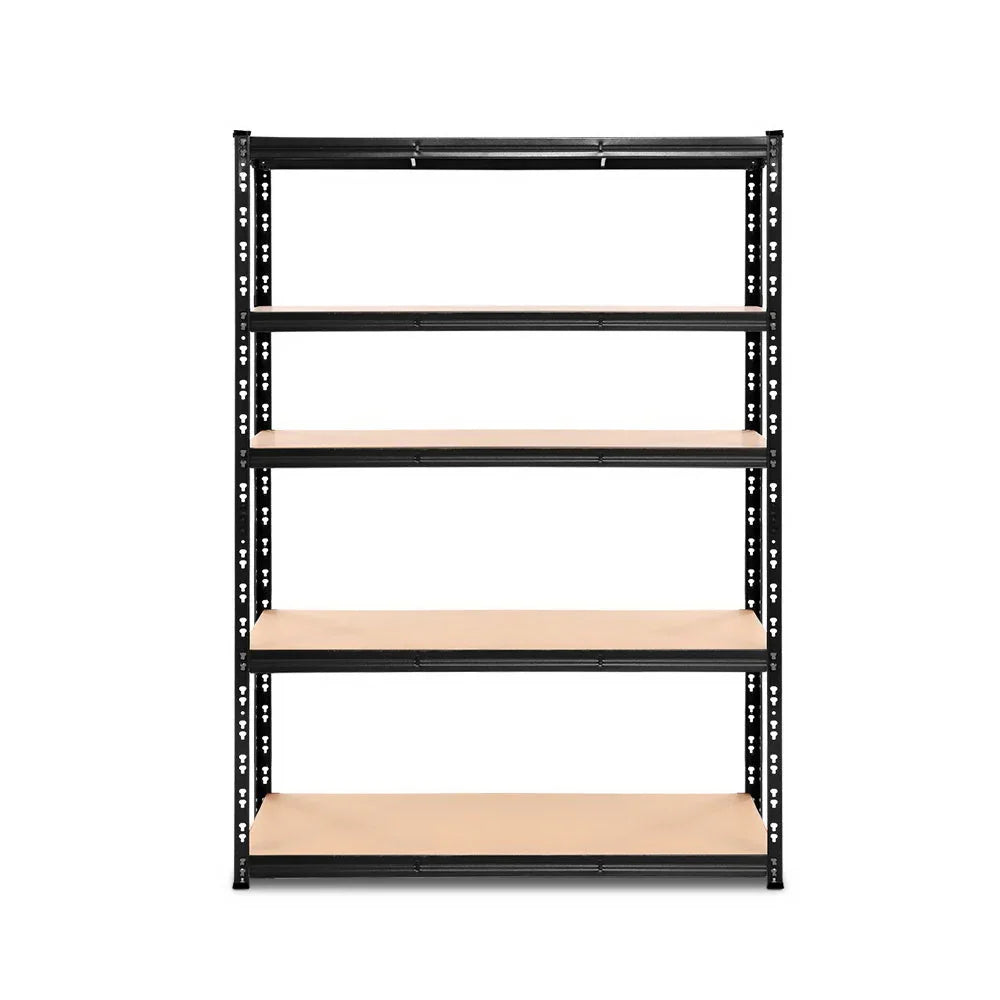 Giantz 1.8M Garage Shelving Warehouse Pallet Racking Storage Shelve Black - Flea Market