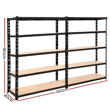 Giantz 2.4Mx1.8M Garage Shelving Warehouse Pallet Racking Storage Shelve - Flea Market