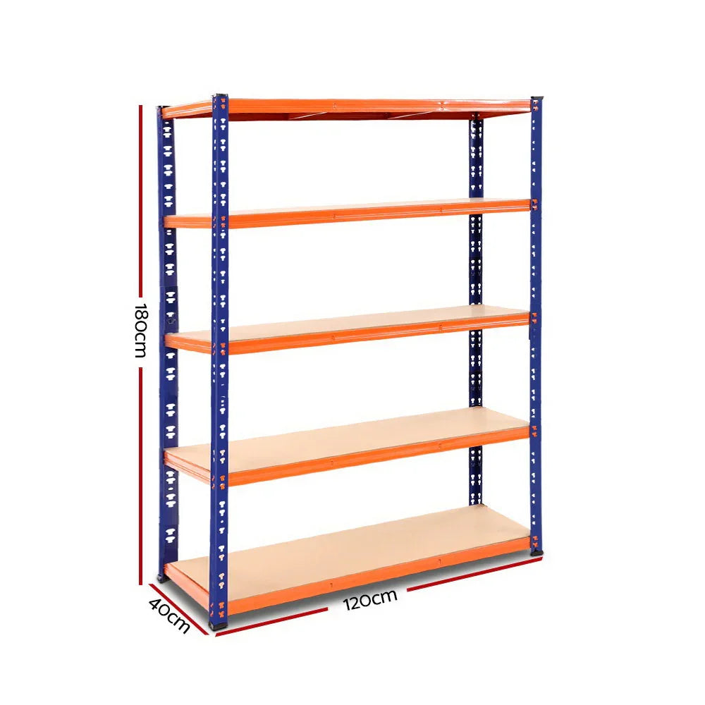 Giantz 1.8M Garage Shelving Warehouse Pallet Racking Storage Shelve Blue - Flea Market