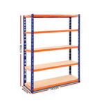 Giantz 1.8M Garage Shelving Warehouse Pallet Racking Storage Shelve Blue - Flea Market